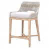 Essentials For Living Tapestry Counter Stool in Taupe White - Angled