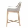 Essentials For Living Tapestry Counter Stool in Taupe White - Side Angle - Essentials For Living Tapestry Counter Stool in Taupe White - Side Angle
