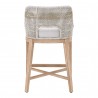Essentials For Living Tapestry Counter Stool in Taupe White - Back View