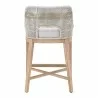 Essentials For Living Tapestry Counter Stool in Taupe White - Back Angle - Essentials For Living Tapestry Counter Stool in Taupe White - Back Angle