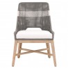 Essentials For Living Tapestry Dining Chair in Dove Flat Rope - Front