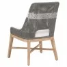 Essentials For Living Tapestry Dining Chair in Dove Flat Rope - Back Side Angle - Essentials For Living Tapestry Dining Chair in Dove Flat Rope - Back Side Angle