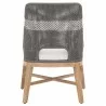 Essentials For Living Tapestry Dining Chair in Dove Flat Rope - Back Angle - Essentials For Living Tapestry Dining Chair in Dove Flat Rope - Back Angle