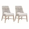 Essentials For Living Tapestry Dining Chair - Set of Two - Set in Front Side Angle - Essentials For Living Tapestry Dining Chair - Set of Two - Set in Front Side Angle