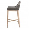 Essentials For Living Tapestry Outdoor Barstool in Dove Flat Rope - Side