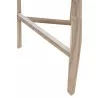 Essentials For Living Tapestry Outdoor Barstool in Dove Flat Rope - Leg Close-up - Essentials For Living Tapestry Outdoor Barstool in Dove Flat Rope - Leg Close-up