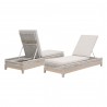 Essentials For Living Tapestry Outdoor Chaise Lounge - Side Reclined