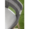 Essentials For Living Tapestry Outdoor Counter Stool in Dove Flat Rope - Seat Back Top Angled