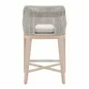 Essentials For Living Tapestry Outdoor Counter Stool in Taupe - Back Angle - Essentials For Living Tapestry Outdoor Counter Stool in Taupe - Back Angle