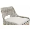 Essentials For Living Tapestry Outdoor Counter Stool in Taupe - Seat Back - Essentials For Living Tapestry Outdoor Counter Stool in Taupe - Seat Back