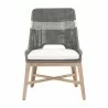 Tapestry Outdoor Dining Chair in Dove Flat Rope - Front - Tapestry Outdoor Dining Chair in Dove Flat Rope - Front
