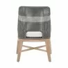 Tapestry Outdoor Dining Chair in Dove Flat Rope - Back - Tapestry Outdoor Dining Chair in Dove Flat Rope - Back