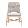 Tapestry Outdoor Dining Chair in Dove Flat Rope - Front