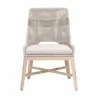 Tapestry Outdoor Dining Chair in Dove Flat Rope - Front - Tapestry Outdoor Dining Chair in Dove Flat Rope - Front