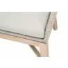 Tapestry Outdoor Dining Chair in Dove Flat Rope - Seat Edge - Tapestry Outdoor Dining Chair in Dove Flat Rope - Seat Edge