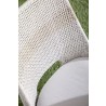Tapestry Outdoor Dining Chair in Dove Flat Rope - Seat back