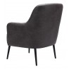 Tasmania Accent Chair Vintage Black- Angled-back View