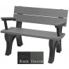 Polly Products Traditional Backed Bench With Arm4