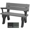 Polly Products Traditional Backed Bench With Arm4 - Polly Products Traditional Backed Bench With Arm4