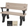 Polly Products Traditional Backed Bench With Arm6