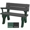 Polly Products Traditional Backed Bench With Arm2 - Polly Products Traditional Backed Bench With Arm2