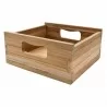 Nova Solo Bordeaux Teak Wooden Box - Angled View - Nova Solo Bordeaux Teak Wooden Box - Angled View