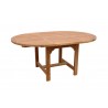 Anderson Teak Bahama 67" Oval Extension Table Full View