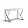 Casabianca York Office Desk - White - Casabianca York Office Desk - White