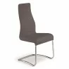 FLORENCE Collection Italian Gray Leather Dining Chair by Talenti Casa - FLORENCE Collection Italian Gray Leather Dining Chair by Talenti Casa