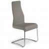 FLORENCE Collection Italian Taupe Leather Dining Chair by Talenti Casa