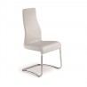 FLORENCE Collection Italian White Leather Dining Chair by Talenti Casa
