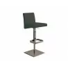 VITTORIA Italian Burgundy Leather Bar Stool  - VITTORIA Italian Burgundy Leather Bar Stool 