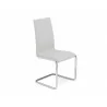 AURORA Italian White Leather Dining Chair  - AURORA Italian White Leather Dining Chair 