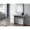 RITZ Extendable Vintage White Wash Console / Dining Table - RITZ Extendable Vintage White Wash Console / Dining Table