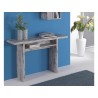 RITZ Extendable Vintage White Wash Console / Dining Table