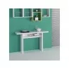 RITZ Extendable White Console / Dining Table - RITZ Extendable White Console / Dining Table