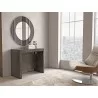ELASTO Console Table In Black Marbled Grain Melamine - Lifestyle 2 - ELASTO Console Table In Black Marbled Grain Melamine - Lifestyle 2