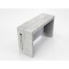 Casabianca Elasto Melamine Extendable Console / Dining Table - Gray Cement