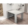 Casabianca Elasto Melamine Extendable Console / Dining Table - Gray Cement