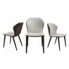 Casabianca Oliva Taupe / Brown Dining Chair  - Casabianca Oliva Taupe / Brown Dining Chair 
