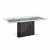 Casabianca MOON Non-extendable Frame Dining Table With Dark Gray Oak Base - Casabianca MOON Non-extendable Frame Dining Table With Dark Gray Oak Base