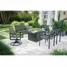 Telescope Casual Tribeca Sling Swivel Rocker Dining Chair - Telescope Casual Tribeca Sling Swivel Rocker Dining Chair