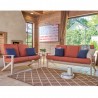 Telescope Casual Wexler Marine Grade Polymer Cushion Three-Seat Sofa