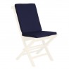 Folding Chair Cushion - Blue