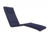 5 - Position Steamer Chair - Blue Cushion