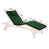 Multi-position Chaise Lounger - Green - With Dimensions