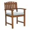 Butterfly Dining Chair - White Cushion