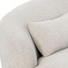 Sunpan Soraya Sofa - Dove Cream - Closeup Top Angle