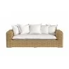 Sunset West Playa Loveseat in Soothe Pearl w/ Flange Welt Front - Sunset West Playa Loveseat in Soothe Pearl w/ Flange Welt Front
