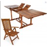 All Things Cedar  - Extended Table/Chairs - 5 Piece Set